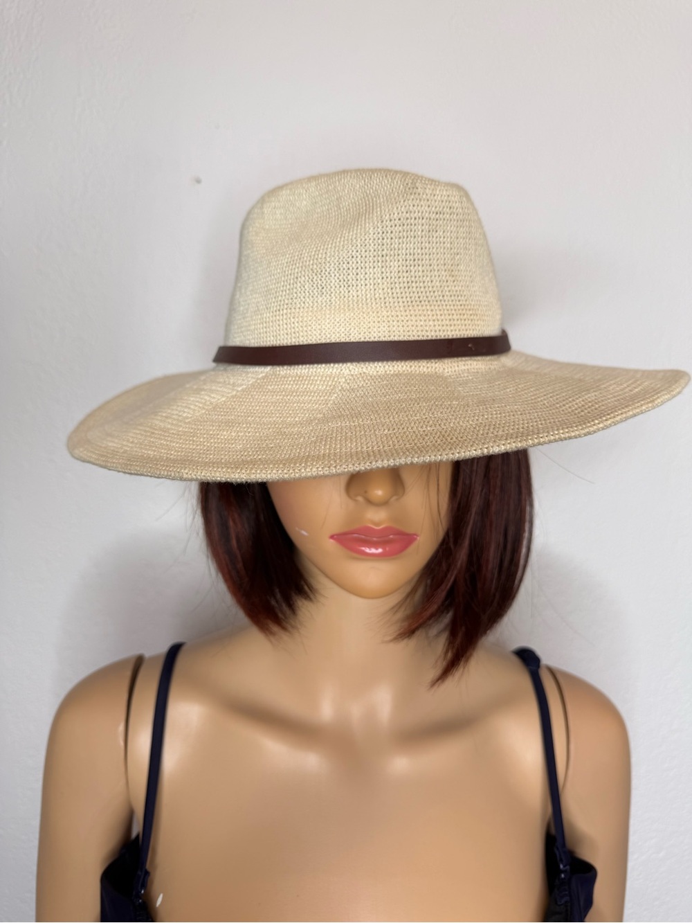 Carve Designs Panama Packable Hat Summer Sun One Size Vacation Light Khaki